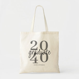 Bolso De Tela Regalo personalizado del año de graduación negro m