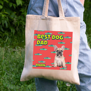 Bolso De Tela Regalo personalizado del mejor perro de papá - Fot