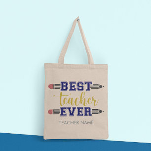 Bolso De Tela Regalo Personalizado Mejor Profesor - Regalo Perso