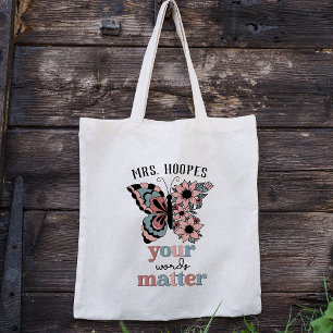 Bolso De Tela Regalo Personalizado Para El Equipo Paraprofesiona