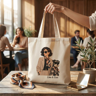 Bolso De Tela "Regalo personalizado para mamá perruna" "Propieta