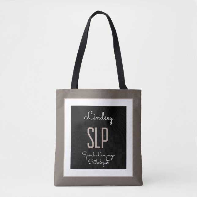 Bolso De Tela ¡Regalo personalizado! Tote SLP (Patólogo del habl (Anverso)