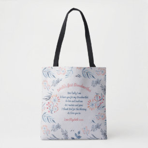 Bolso De Tela REGALO - Poemas de la abuela de los nietos - PERSO