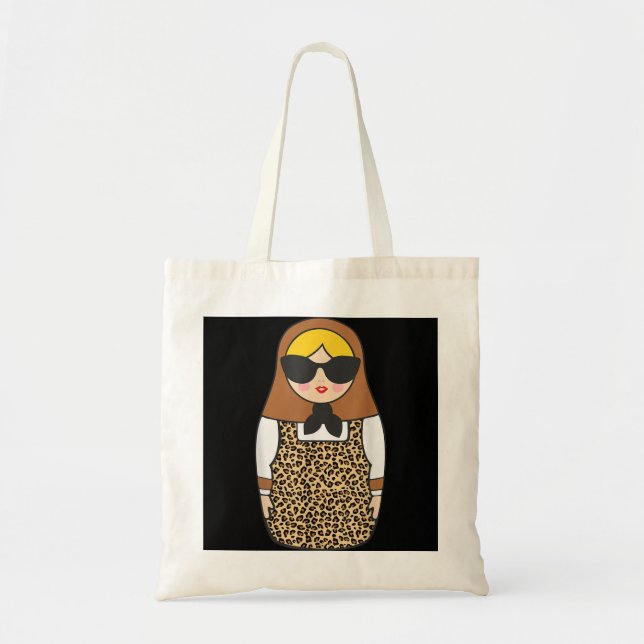 Bolso De Tela Regalo ruso de Matryoshka (Frente)