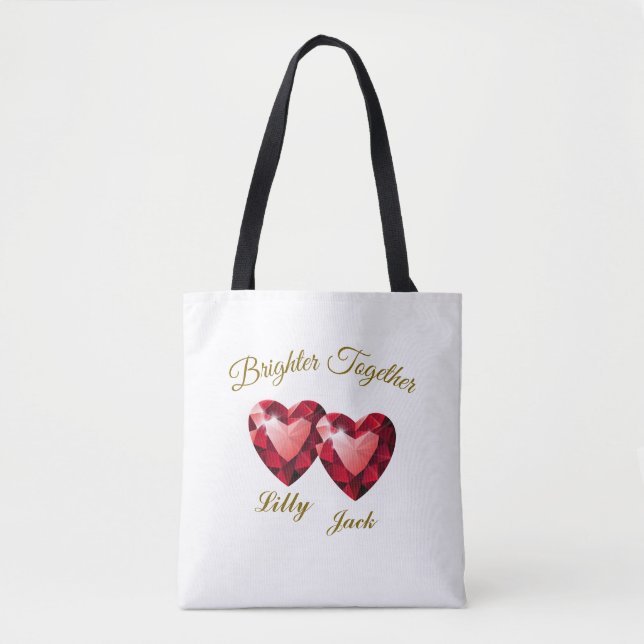 Bolso De Tela Regalo significativo – Amor elegante (Anverso)