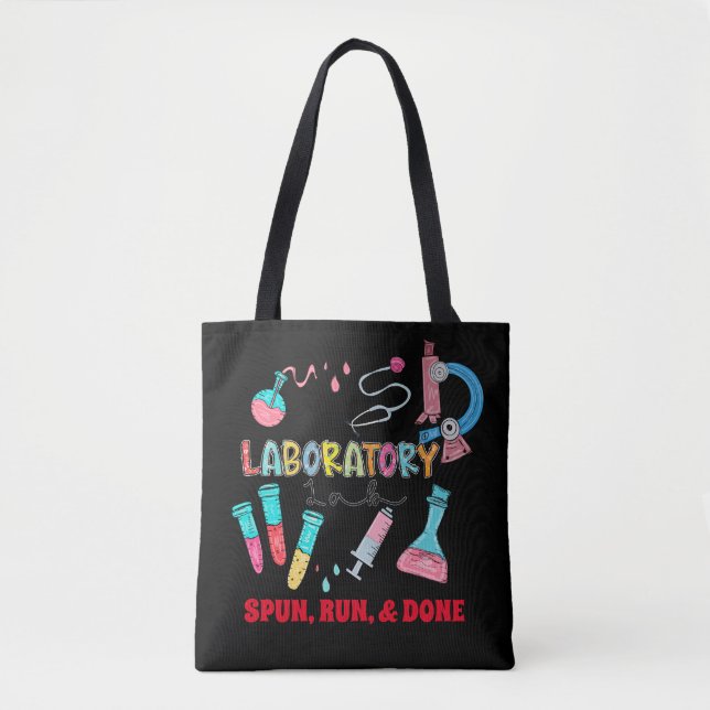 Bolso De Tela Regalo técnico de laboratorio médico personalizado (Anverso)