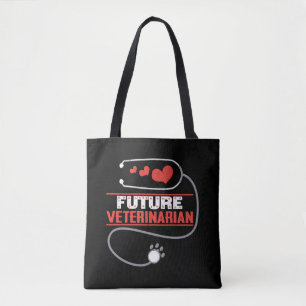 Bolso De Tela Regalo veterinario futuro del estudiante de la