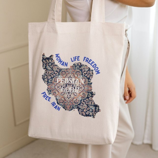 Bolso De Tela Regalos a granel de los personalizados iraníes par (Custom Iranian Bulk Gifts for Coworkers Free Iran)