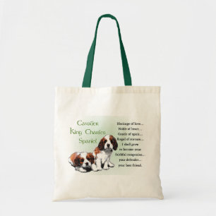 Bolso De Tela Regalos arrogantes del perro de aguas de rey
