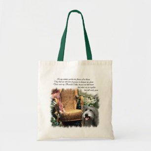Bolso De Tela Regalos barbudos del arte del collie