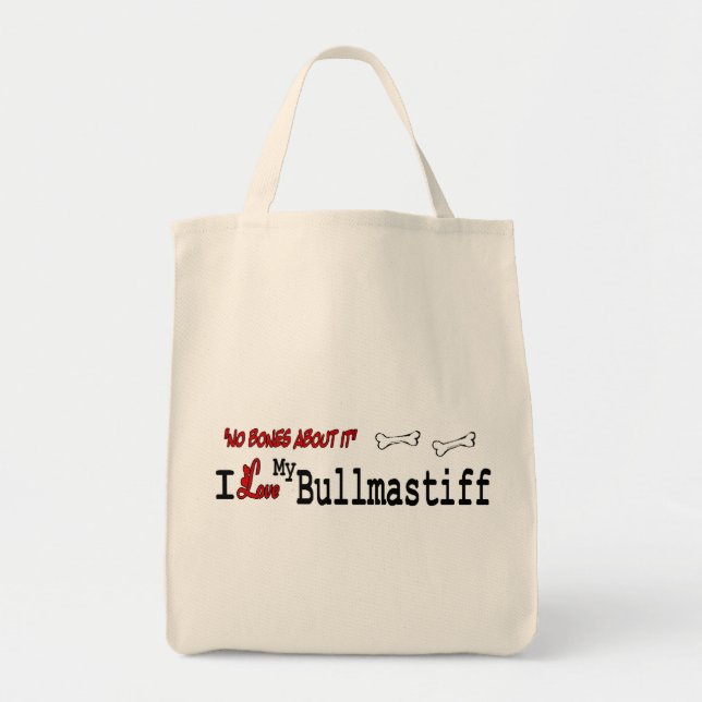 Bolso De Tela Regalos BULLMASTIFF (Frente)