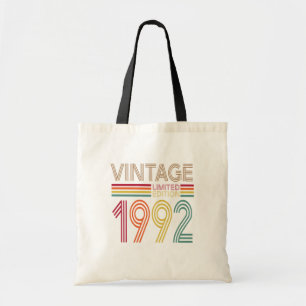 Bolso De Tela Regalos De 30 Años Vintage 1992. 30.º regalo de cu