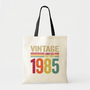 Bolso De Tela Regalos de 37 años de antigüedad Vendimia 1985 37º