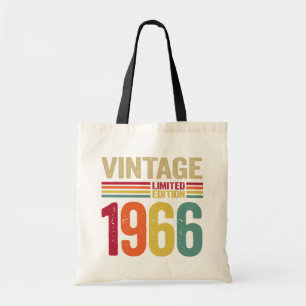 Bolso De Tela Regalos de 56 años Vintage 1966 56º Regalo de cu