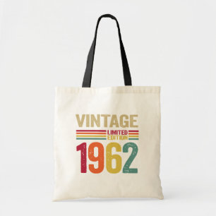 Bolso De Tela Regalos de 60 años Vintage 1962 - Regalo de cumple