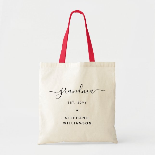 Bolso De Tela Regalos de abuela Est Personalizado (Frente)