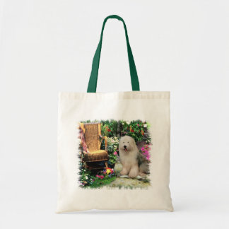 Bolso De Tela Regalos de arte de Sheepdog ingleses viejos