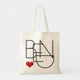 Bolso De Tela Regalos de Bachelorette del logotipo del corazón