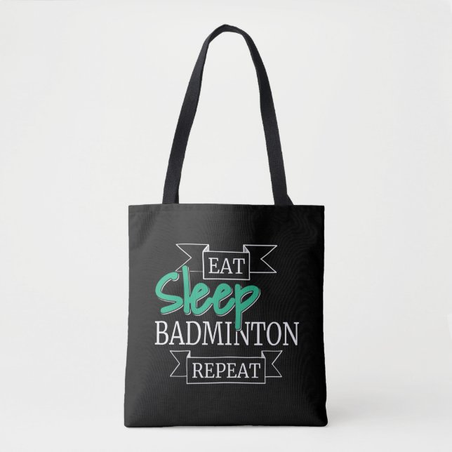 Bolso De Tela Regalos de Badminton (Anverso)