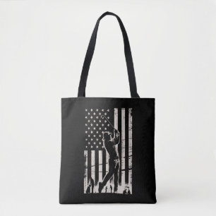 Bolso De Tela Regalos de bandera americana de golf Cumpleaños Dí