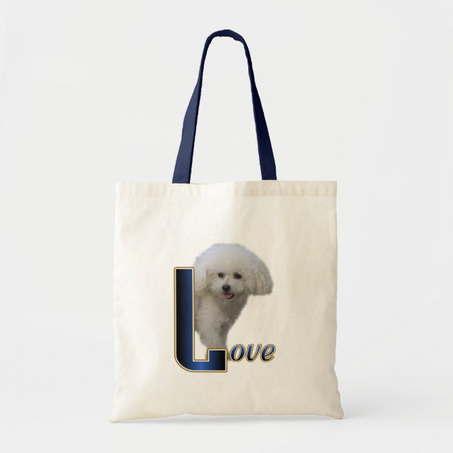 Bolso De Tela Regalos de Bichon Frise (Frente)