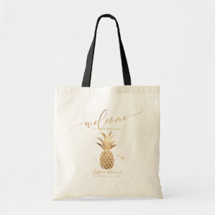 Bolso De Tela Regalos de bienvenida de piña dorada falsa