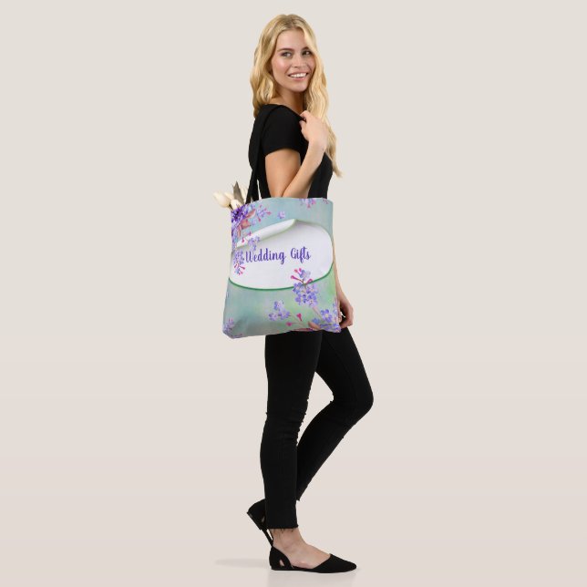 Bolso De Tela Regalos de boda de lavanda verde (Puesto)