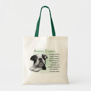 Bolso De Tela Regalos de Boston Terrier