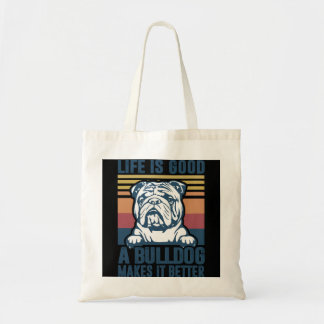 Bolso De Tela Regalos De bulldog Para Mujeres Perro Papá Perro M
