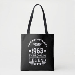 Bolso De Tela Regalos de cumpleaños 60 vintage personalizados