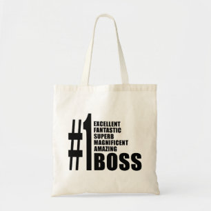 Bolso De Tela Regalos de cumpleaños de los jefes: Número uno