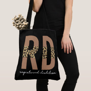 Bolso De Tela Regalos de Dietista Registrada estampado Cheetah