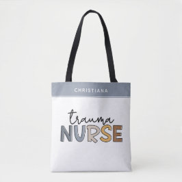 Bolso De Tela Regalos de Enfermería de Trauma Personalizado Enfe