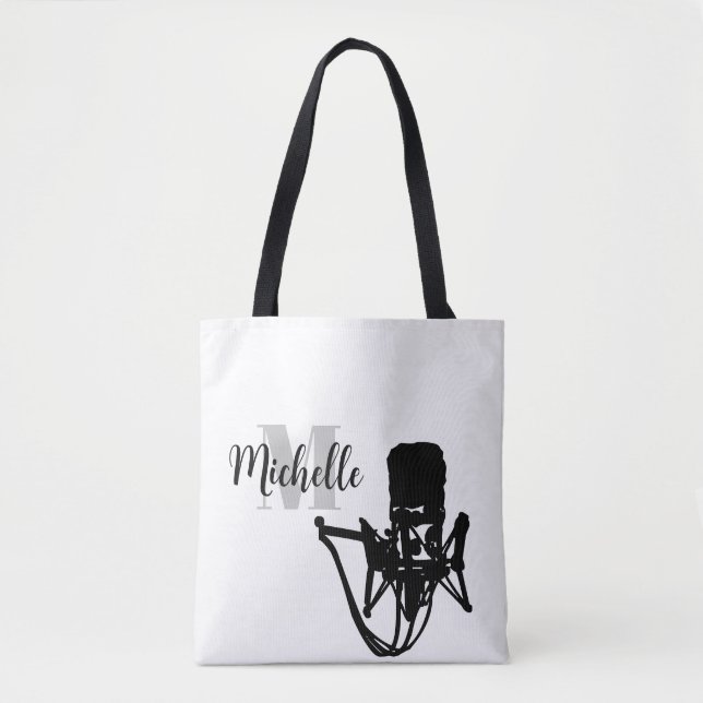 Bolso De Tela Regalos de época personalizados para los músicos q (Anverso)