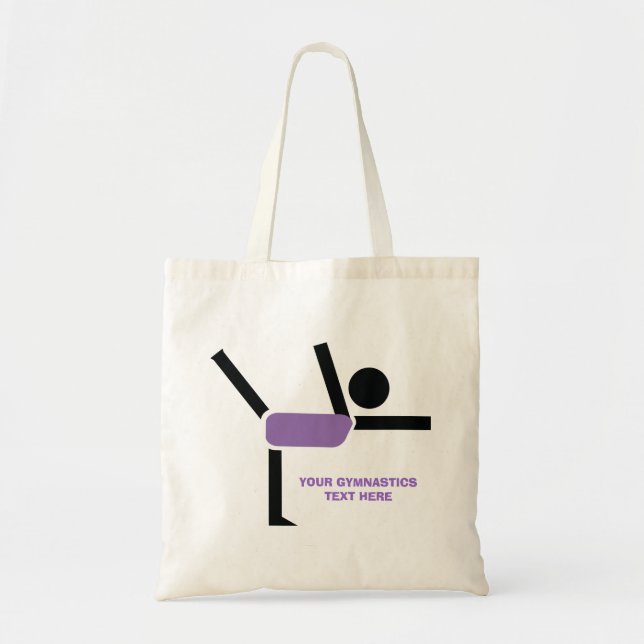 Bolso De Tela Regalos de gimnasia, personalizado de gimnasia (Frente)