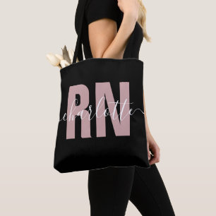 Bolso De Tela Regalos de graduación de enfermeras de RN registra
