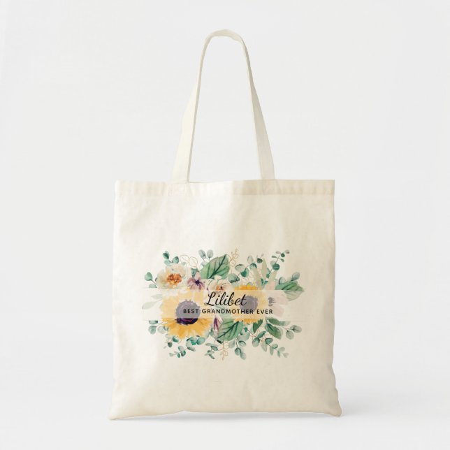 Bolso De Tela Regalos de GRANDMA - Personalización del tema del  (Frente)