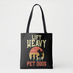 Bolso De Tela Regalos de halterofilia para mujeres Levanta perro
