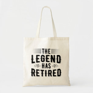 Bolso De Tela Regalos De Jubilación, La Leyenda Se Ha Retirado