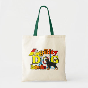 Bolso De Tela Regalos de la agilidad de Rottweiler