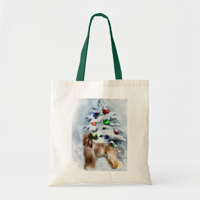 Bolso De Tela Regalos de Navidades de hebillas afganas (Frente)