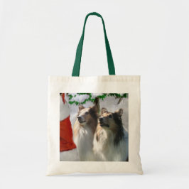 Bolso De Tela Regalos de Navidades de Sable Rough Collie