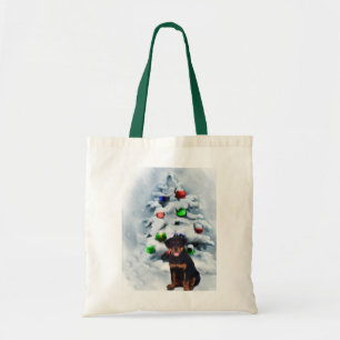 Bolso De Tela Regalos de Navidades Rottweiler