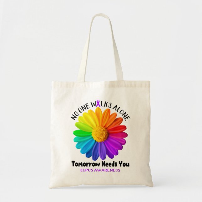 Bolso De Tela Regalos de Ribbon del Mes de Concienciación sobre  (Frente)