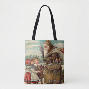 Bolso De Tela Regalos de San Nicolás para niños Navidades