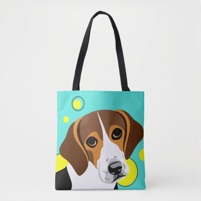Bolso De Tela Regalos del amante del beagle (Anverso)