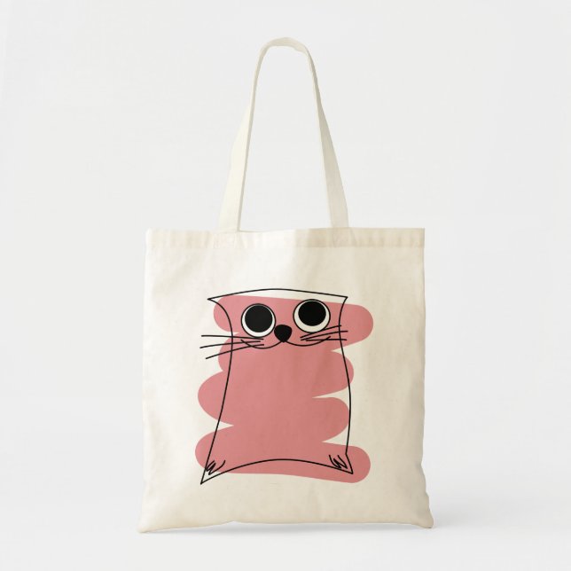 Bolso De Tela Regalos del amante del gato, regalos temáticos del (Frente)