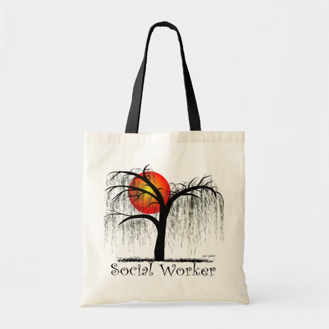 Bolso De Tela Regalos del asistente social (Frente)