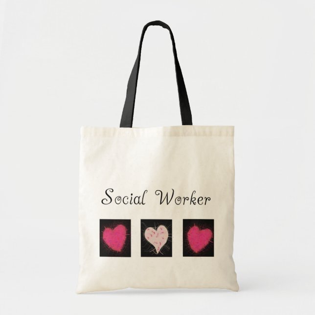 Bolso De Tela Regalos del asistente social (Frente)
