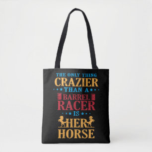 Bolso De Tela Regalos del caballo de Carreras del barril para